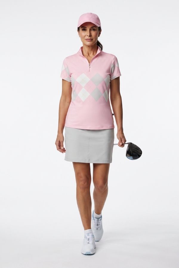 Diamond Short Sleeve Top