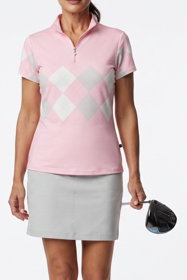 Diamond Short Sleeve Top