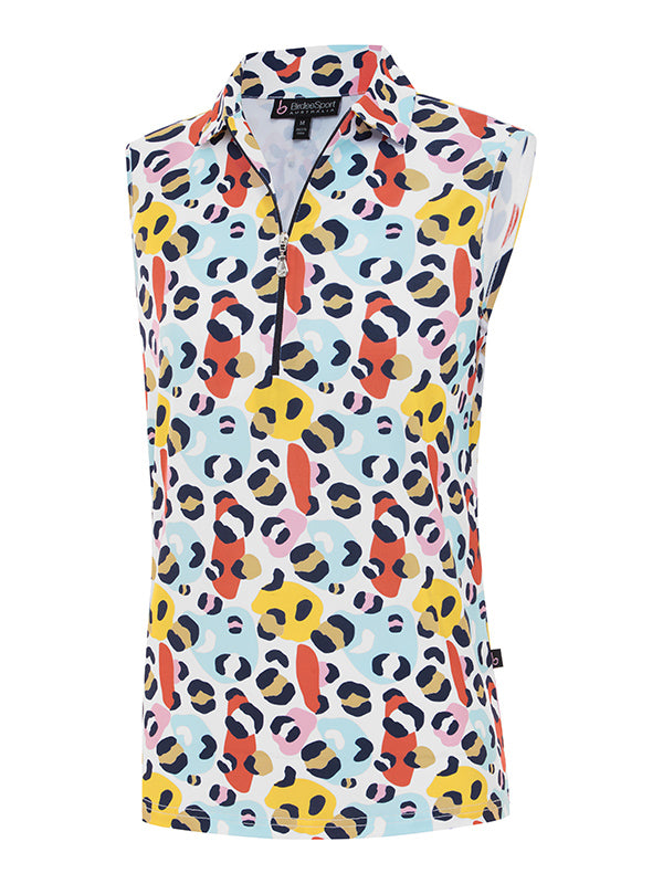 Zipper Top Plus+ Sleeveless Top