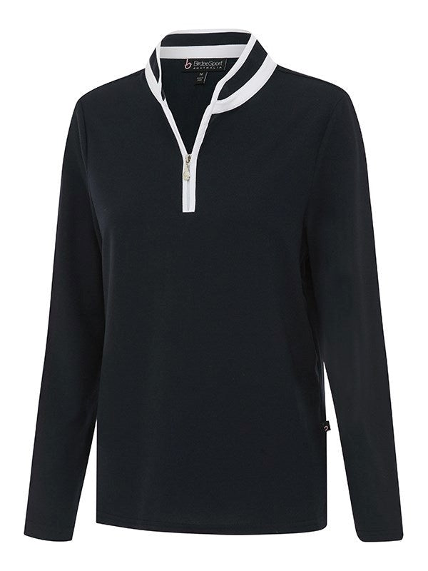 Timeless Contrast Long Sleeve Top