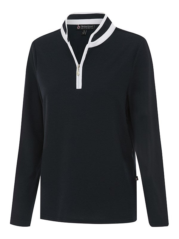 Timeless Contrast Long Sleeve Top