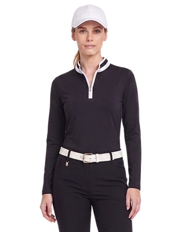 Timeless Contrast Long Sleeve Top