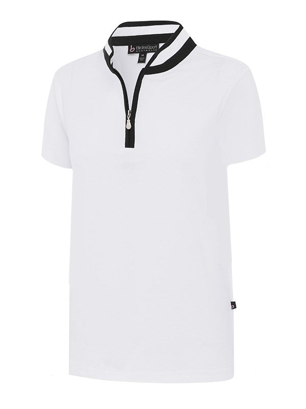 Timeless Contrast Short Sleeve Top