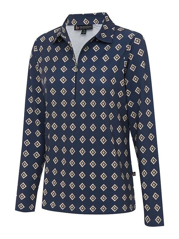 Diamond Zipper + Long Sleeve