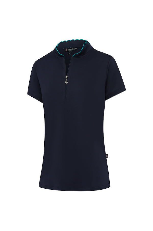 Seashell Trim Short Sleeve