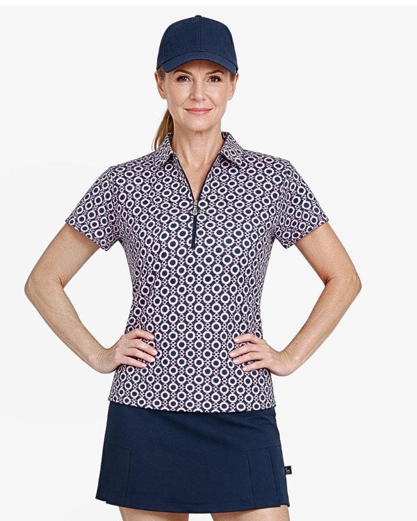 Paloma Zipper Short Sleeve
