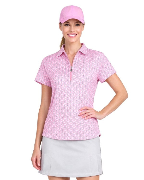 Paloma Zipper Short Sleeve