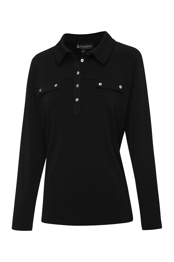 Bobby Button Long Sleeve Top