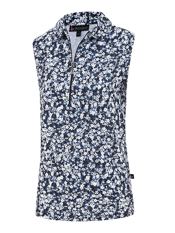 Zipper Top Plus+ Sleeveless Top