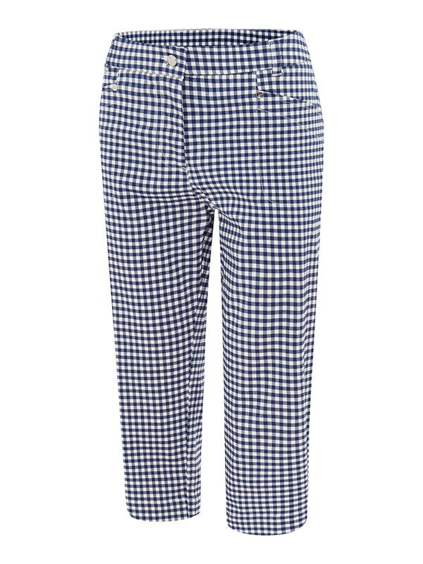 Martini Check Knee Capri