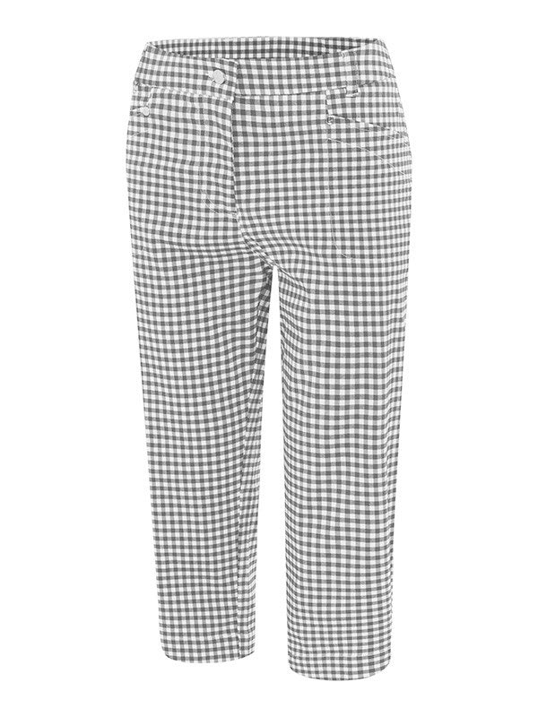 Martini Check Knee Capri