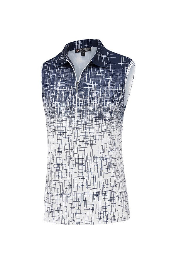 In The Navy Sleeveless Top