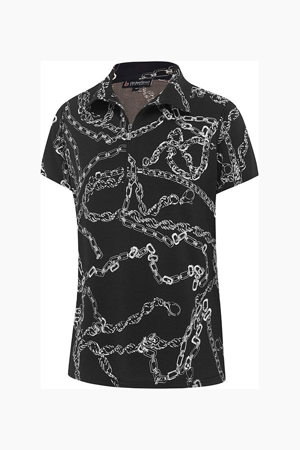 Chain Link Short Sleeve Top Plus +