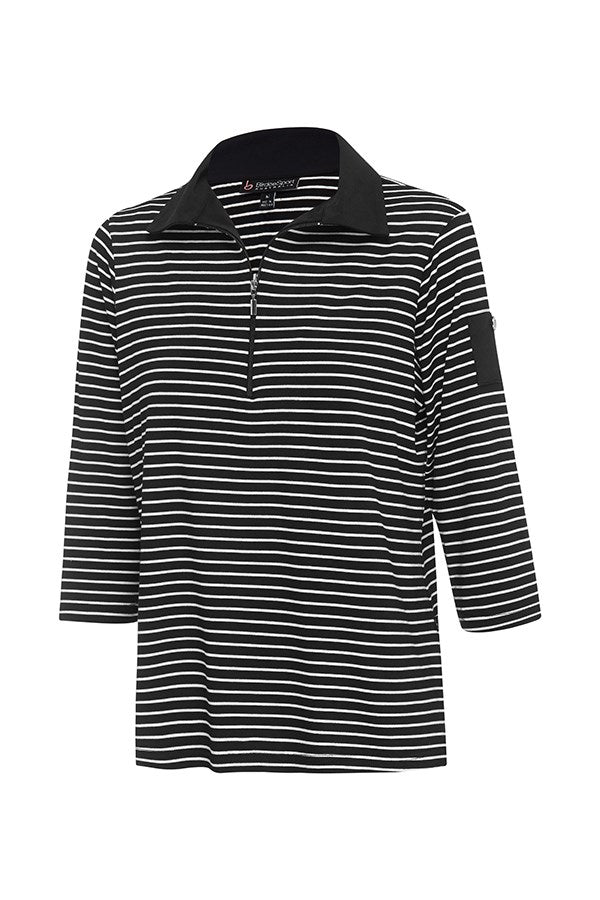 Frenchman Stripe 3/4 Sleeve Top