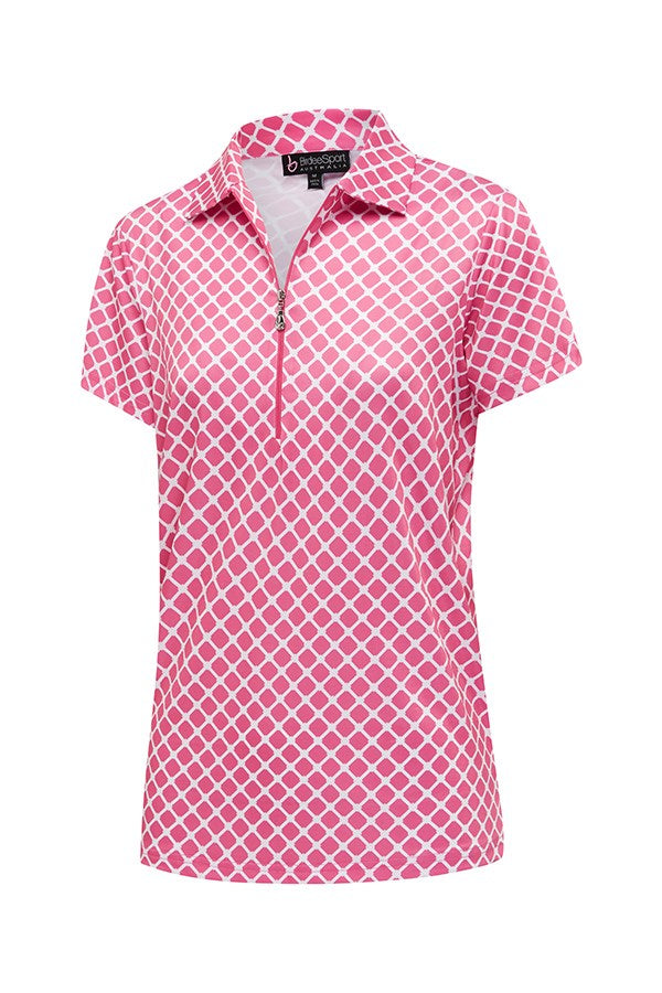 Lattice Short Sleeve Top