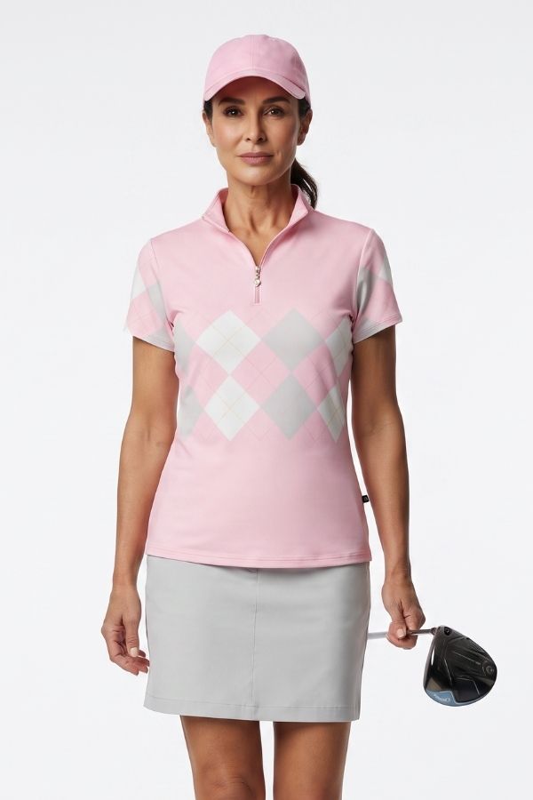 Diamond Short Sleeve Top