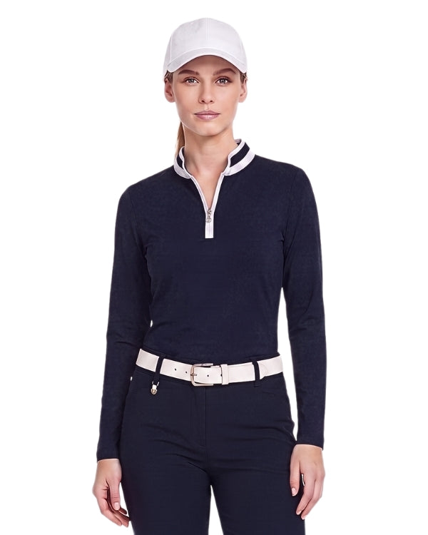 Timeless Contrast Long Sleeve Top