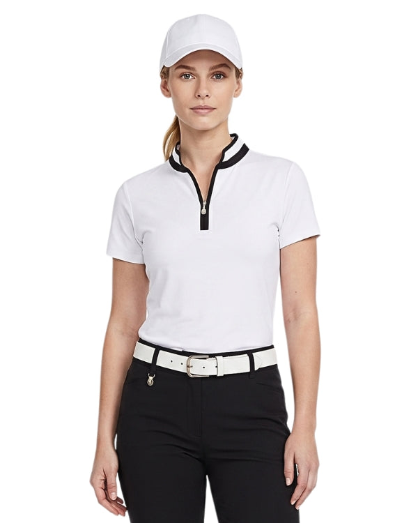 Timeless Contrast Short Sleeve Top