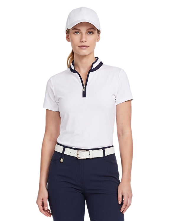 Timeless Contrast Short Sleeve Top