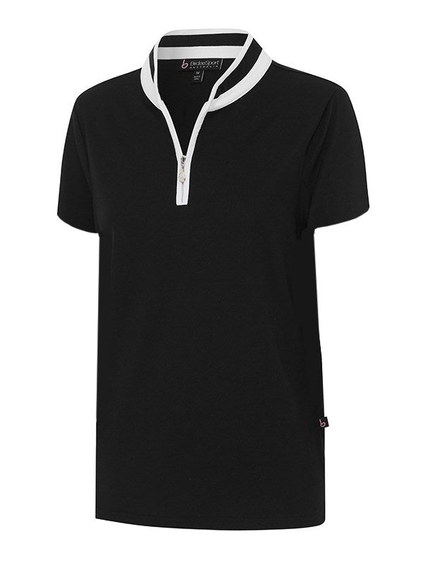 Timeless Contrast Short Sleeve Top