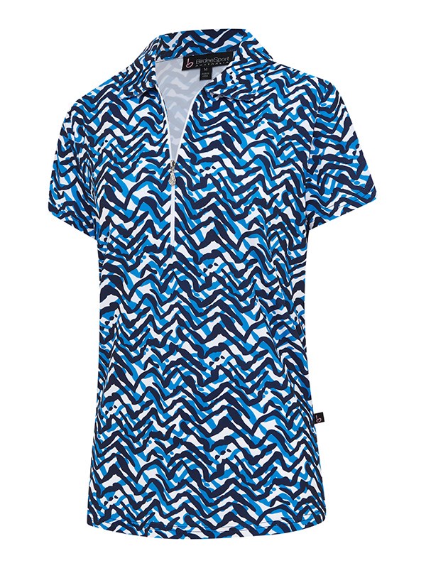 Curves Zipper Short Sleeve