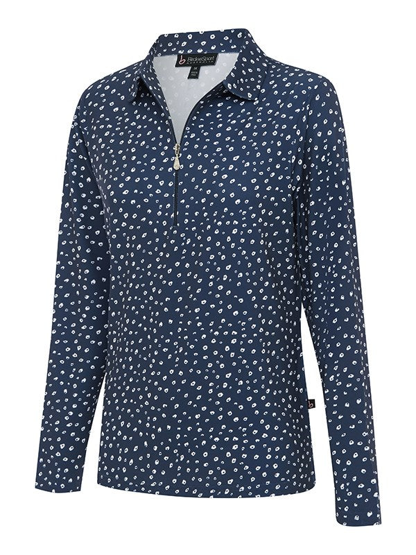 Poppy Zipper Long Sleeve