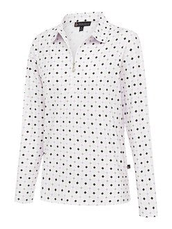 Diamond Zipper Long Sleeve