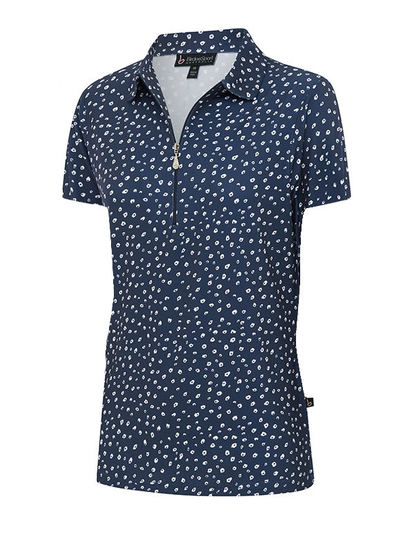 Poppy Zipper Short Sleeve