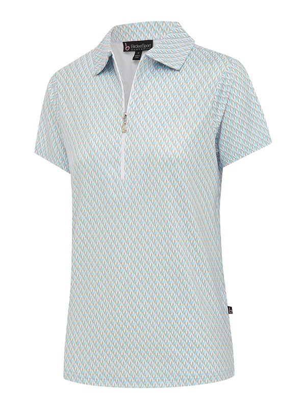 Solitaire Zipper Short Sleeve