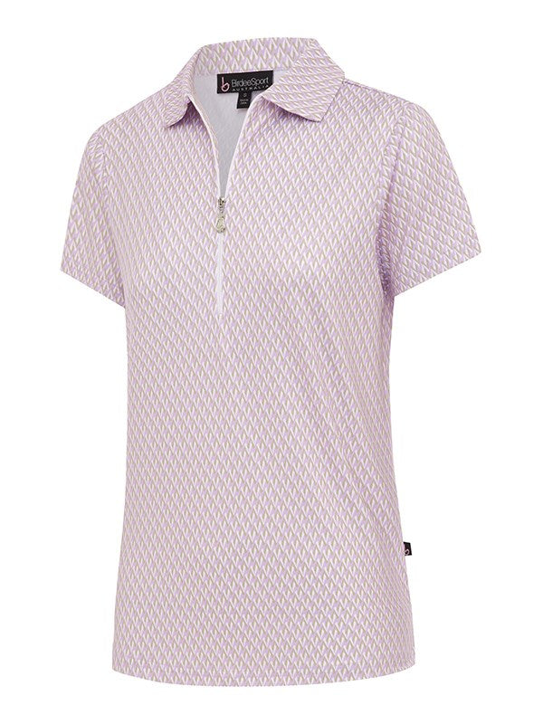 Solitaire Zipper Short Sleeve