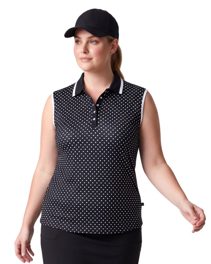 Coco Spot Snap Button Sleeveless Plus +