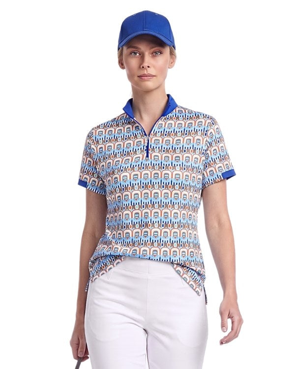 Havana Zipper Short Sleeve