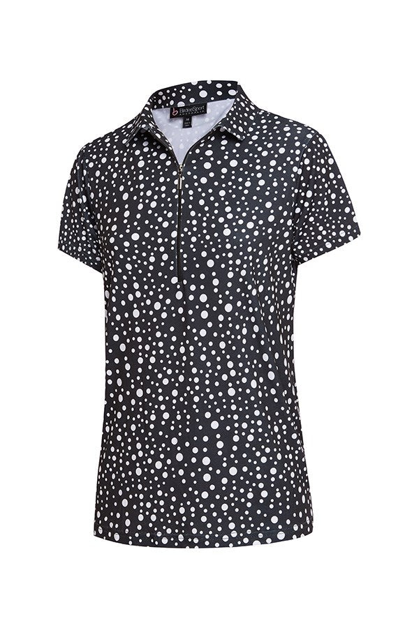 Spotted Short Sleeve Top