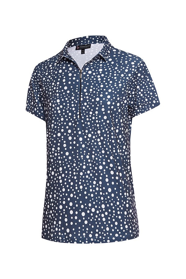 Spotted Short Sleeve Top