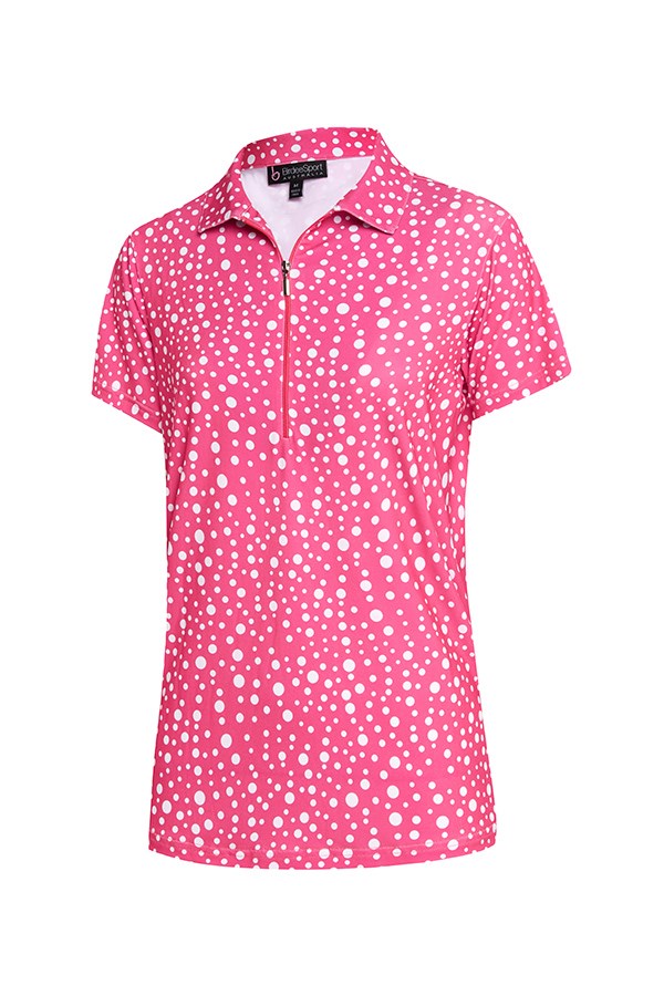 Spotted Short Sleeve Top