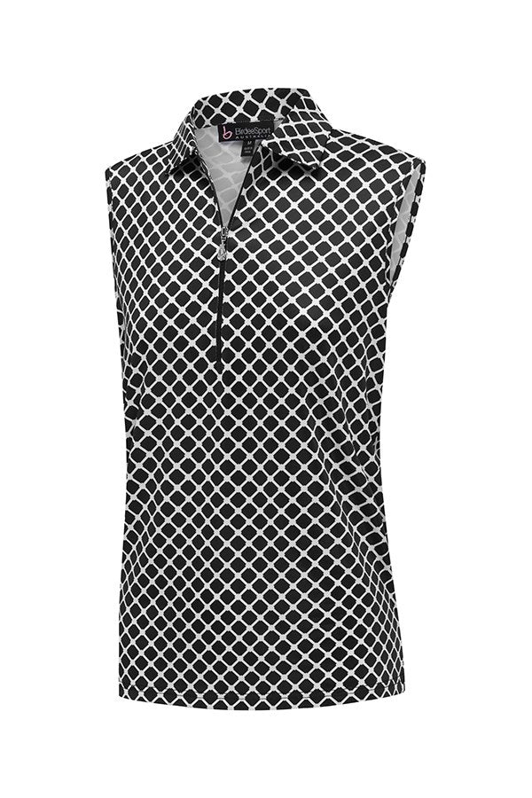 Lattice Sleeveless Top Plus +